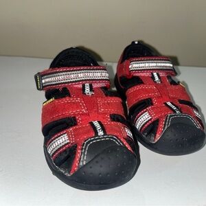 Pediped Red and Black Shoes